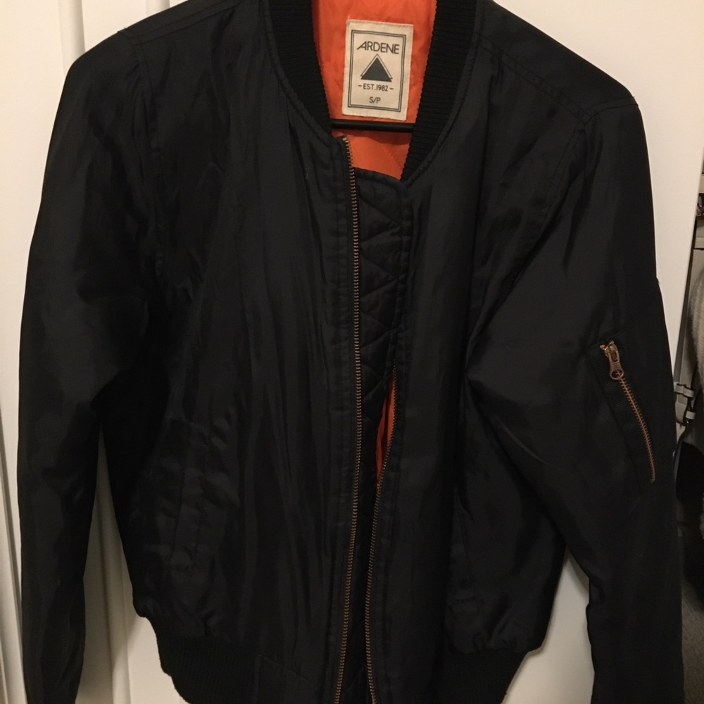 Black Bomber Jacket
